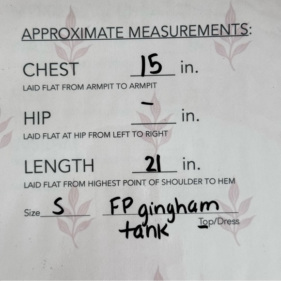 NWT Free People Picnic Party Cropped Gingham Tank Top Black White Small - Picture 15 of 16